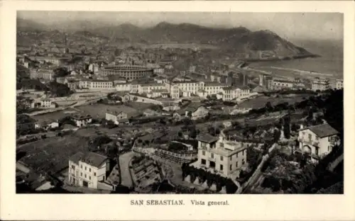 Ak Donostia San Sebastian Baskenland,  allgemeine Ansicht