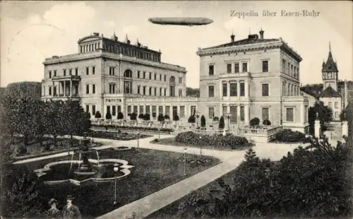 Ak Essen im Ruhrgebiet, Zeppelin, Luftschiff