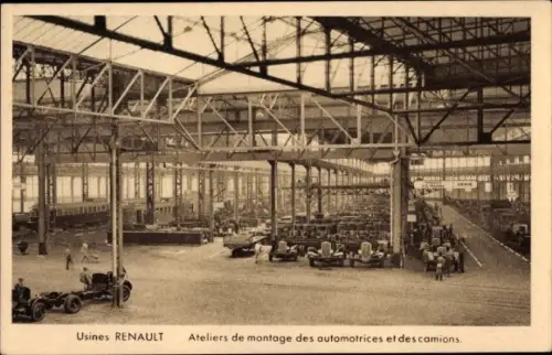 Ak Usines Renault, Ateliers de Montage des Automotrices et des camions