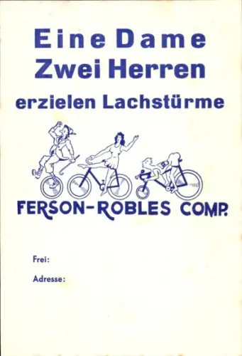 Ak Werbung, Ferson-Robles Comp., Fahrräder