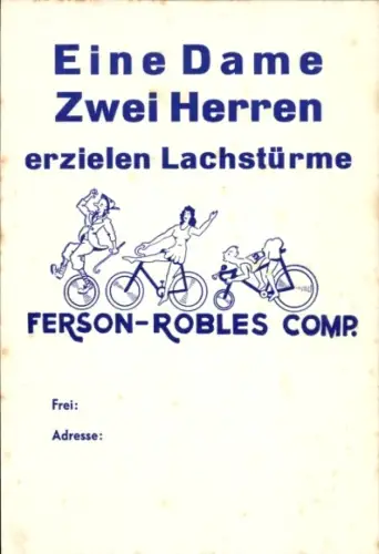Ak Werbung, Ferson-Robles Comp., Fahrräder