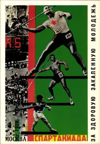 Ak Moskau 1928, Leichtathletik, Speerwerfer