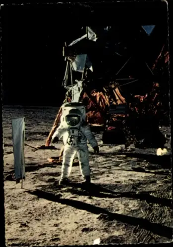Ak 21. Juli 1969, Landung auf dem Mond, Edwin Aldrin