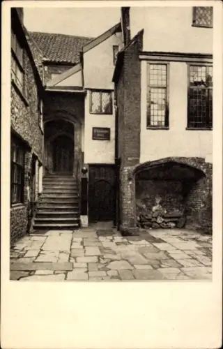 Ak Norwich Norfolk England, Fremdenhalle