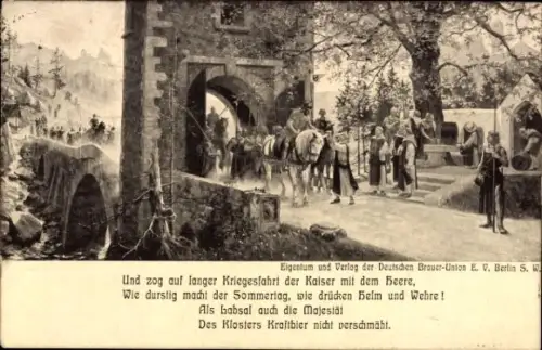 Foto Ak Mariazell Steiermark Österreich, Schneemassen im Winter 1905, Hotel zum goldenen Löwen