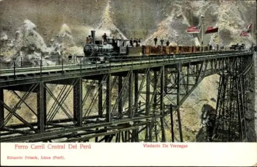 Ak Peru, Ferro Carril Central, Viaducto de Verrugas