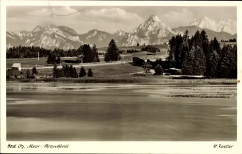 Ak Oy Mittelberg im Allgäu, Moor Strandbad, Gesamtansicht