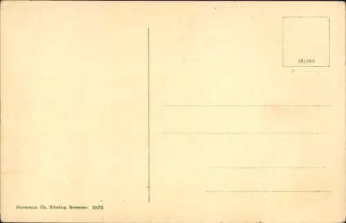 Ak Bremen,  Rats-Café, Denkmal