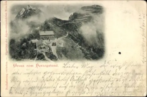 Ak Kochel am See in Oberbayern, Herzogstand