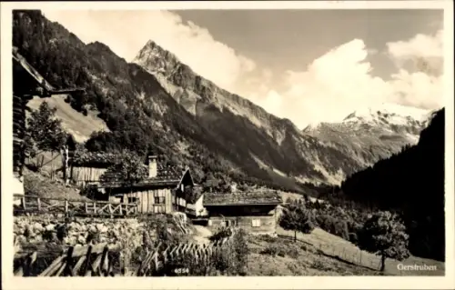 Ak Gerstruben Oberstdorf im Oberallgäu, Höfats, Rauheck, Gasthaus Gerstruben
