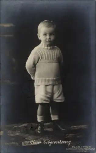 Ak Erbprinz Georg Donatus von Hessen-Darmstadt, Porträt