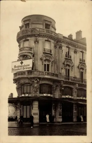 Foto Ak Orléans Loiret, Soldatenheim