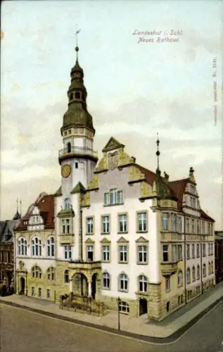 Ak Landeshut Schlesien, Neues Rathaus