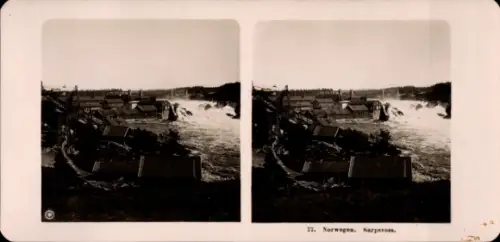 Stereo Foto Norwegen, Sarpsvoss