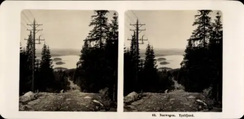Stereo Foto Norwegen, Tyrifjord