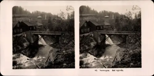 Stereo Foto Gjøvik Norwegen, Gesamtansicht