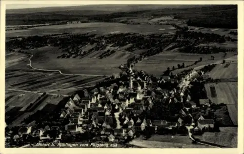 Ak Altdorf bei Böblingen, Luftaufnahme