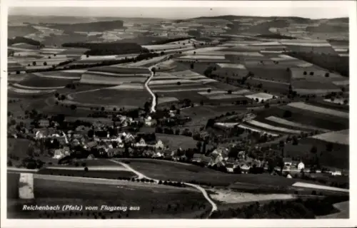 Ak Reichenbach Steegen in der Pfalz, Luftaufnahme