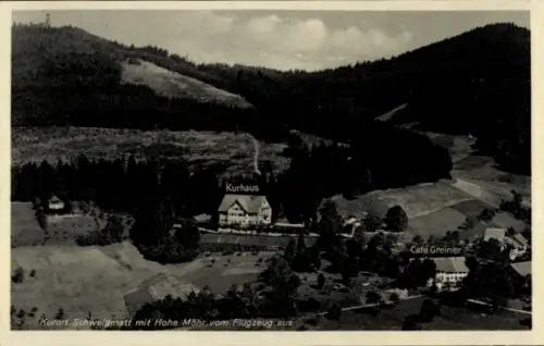 Ak Schweigmatt Raitbach Schopfheim in Baden, Fliegeraufnahme, Hohe Möhr
