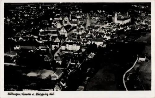 Ak Dillingen an der Donau, Fliegeraufnahme