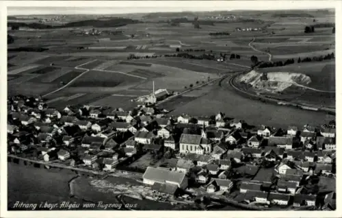 Ak Aitrang in Schwaben, Fliegeraufnahme