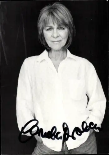 Autogrammkarte Schauspielerin und Sängerin Cornelia Froboess, Portrait, Autogramm