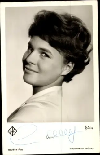 Ak Schauspielerin Conny, Portrait