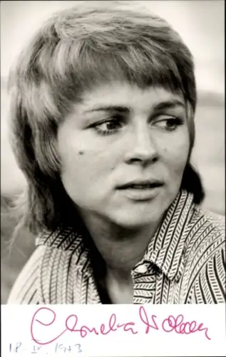 Ak Schauspielerin Cornelia Froboes, Autogramm