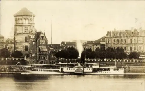 Foto Ak Düsseldorf am Rhein, Rheinschifffahrt Stadt Düsseldorf