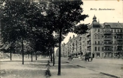 Ak Berlin Prenzlauer Berg, Bornholmer Straße