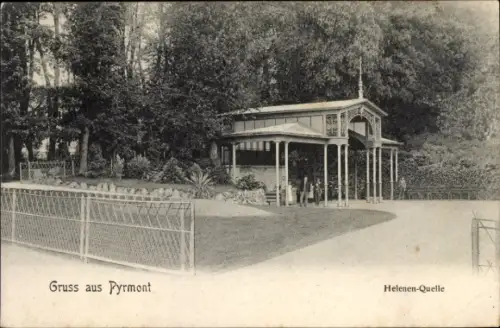 Ak Bad Pyrmont in Niedersachsen, Helenenquelle