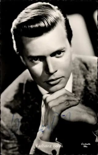 Ak Schauspieler Karlheinz Böhm, Portrait, Autogramm