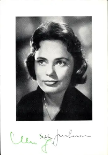 Ak Schauspielerin Ulla Jacobsson, Portrait, Autogramm