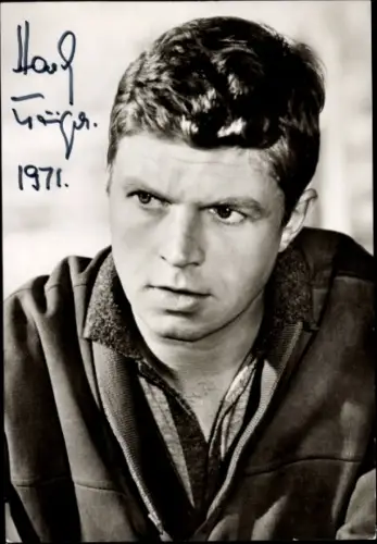 Ak Schauspieler Hardy Krüger, Portrait, Autogramm