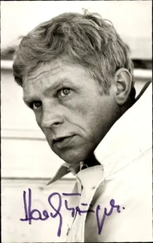 Ak Schauspieler Hardy Krüger, Portrait, Autogramm