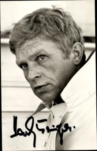 Ak Schauspieler Hardy Krüger, Portrait, Autogramm