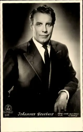 Ak Schauspieler Johannes Heesters, Portrait, Cine Allianz, Autogramm, FBZ Verlag