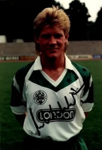 Autogrammkarte Fußballer Thorsten Wohlert, FC Homburg, Autogramm