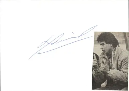 Autogramm Fußballer Sergio Maciel, FC Homburg, Portrait