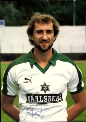 Autogrammkarte Fußballer Werner Mörsdorf, FC Homburg, Autogramm