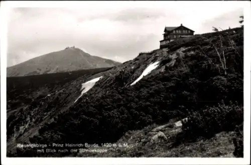 Ak Karpacz Krummhübel Riesengebirge Schlesien, Prinz Heinrich Baude