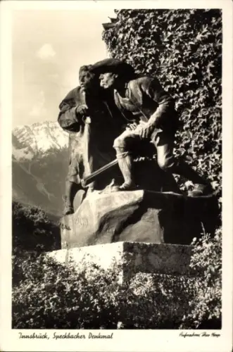 Ak Innsbruck in Tirol, Speckbacher Denkmal