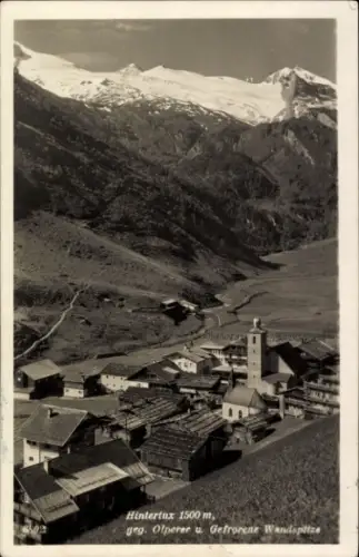 Ak Bad Hintertux Tirol, Berglandschaft, Hintertux 1500 m, Olperer, Gefrorene Wandspitze