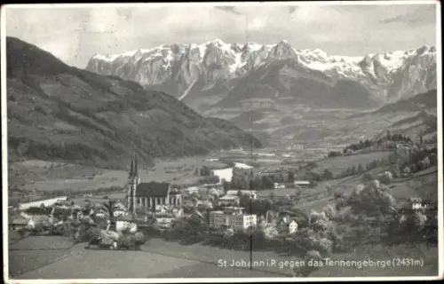 Ak Sankt Johann im Pongau in Salzburg, Gesamtansicht