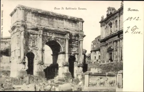 Ak Roma Rom Lazio, Arco di Settimio Severo