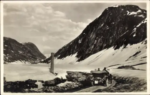 Ak Geiranger Norwegen, Djupvasshytten, Auto