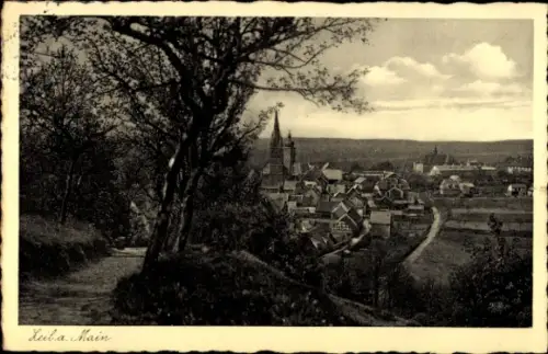 Ak Zeil am Main Unterfranken, Teilansicht