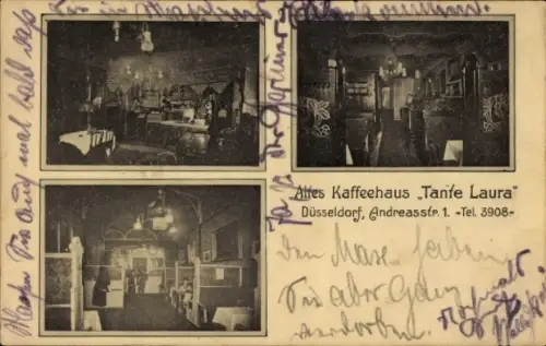 Ak Düsseldorf am Rhein, Altes Kaffeehaus Tante Laura, Andreasstraße 1