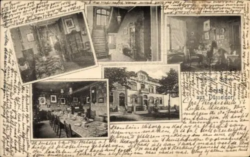 Ak Düsseldorf am Rhein, Pensionat, Graf Recke Straße 52