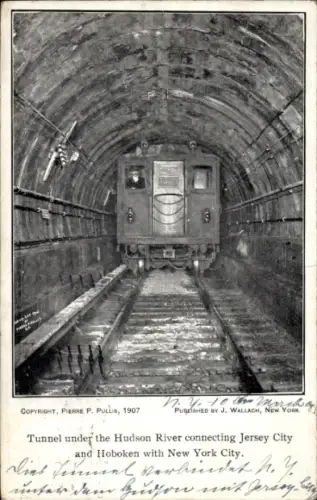 PC Tunnel under the Hudson River connecting Jersey City and Hoboken with New York City